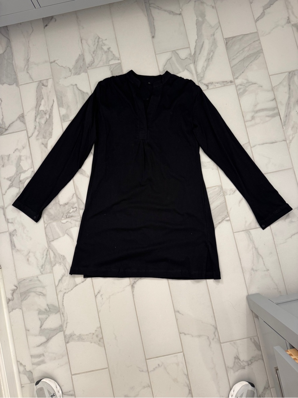 Black Long Sleeve Tunic dress